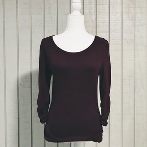 Banana Republic Plum Casual Knit Top Size Small